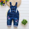 Salopette Di Jeans Bambina