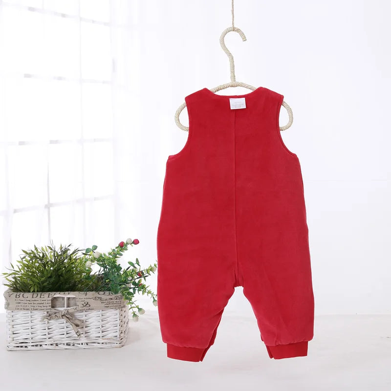 Salopette Rossa Bambina