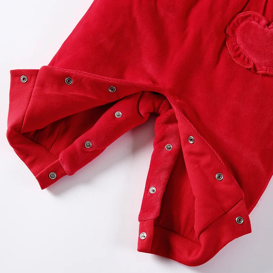 Salopette Rossa Neonato