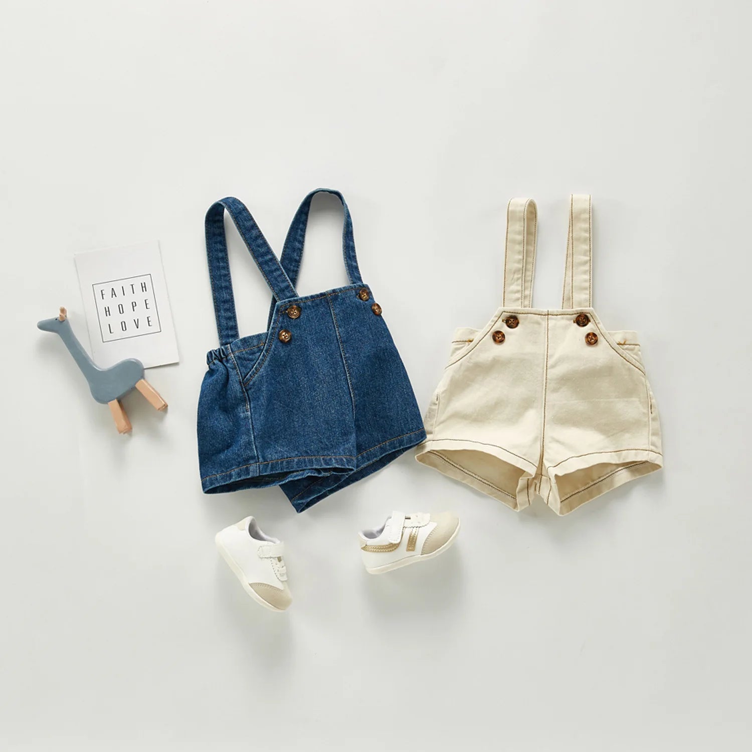 Salopette Corta Neonato