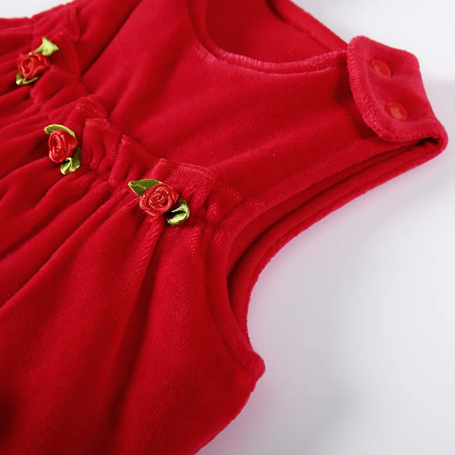 Salopette Rossa Neonato