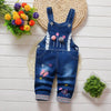 Salopette Di Jeans Bambina