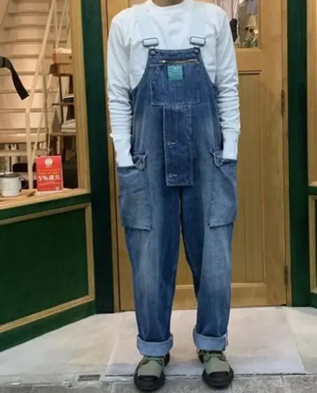 Salopette Di Jeans A Pantaloncino