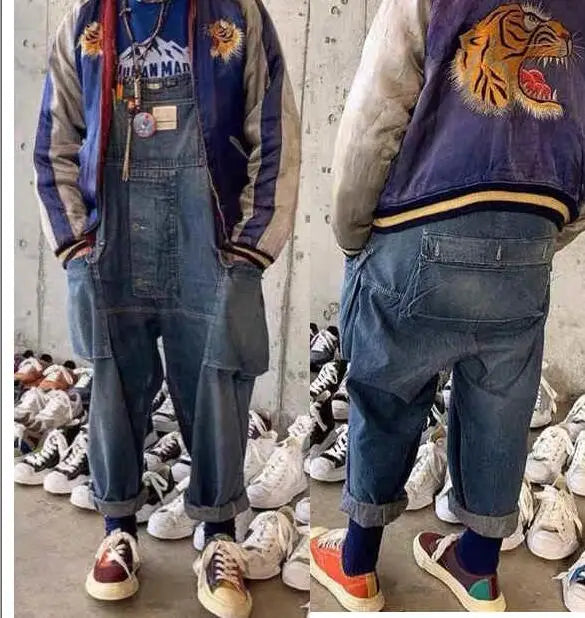 Salopette Di Jeans A Pantaloncino