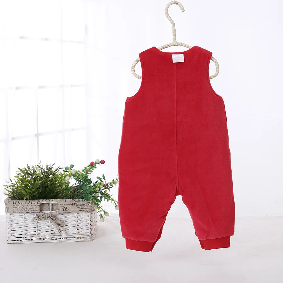 Salopette Rossa Neonato