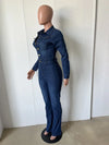 Salopette Jeans Vestito