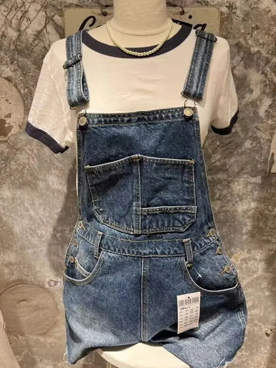 Salopette Short Jeans