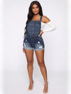 Salopette Jeans Corte Donna
