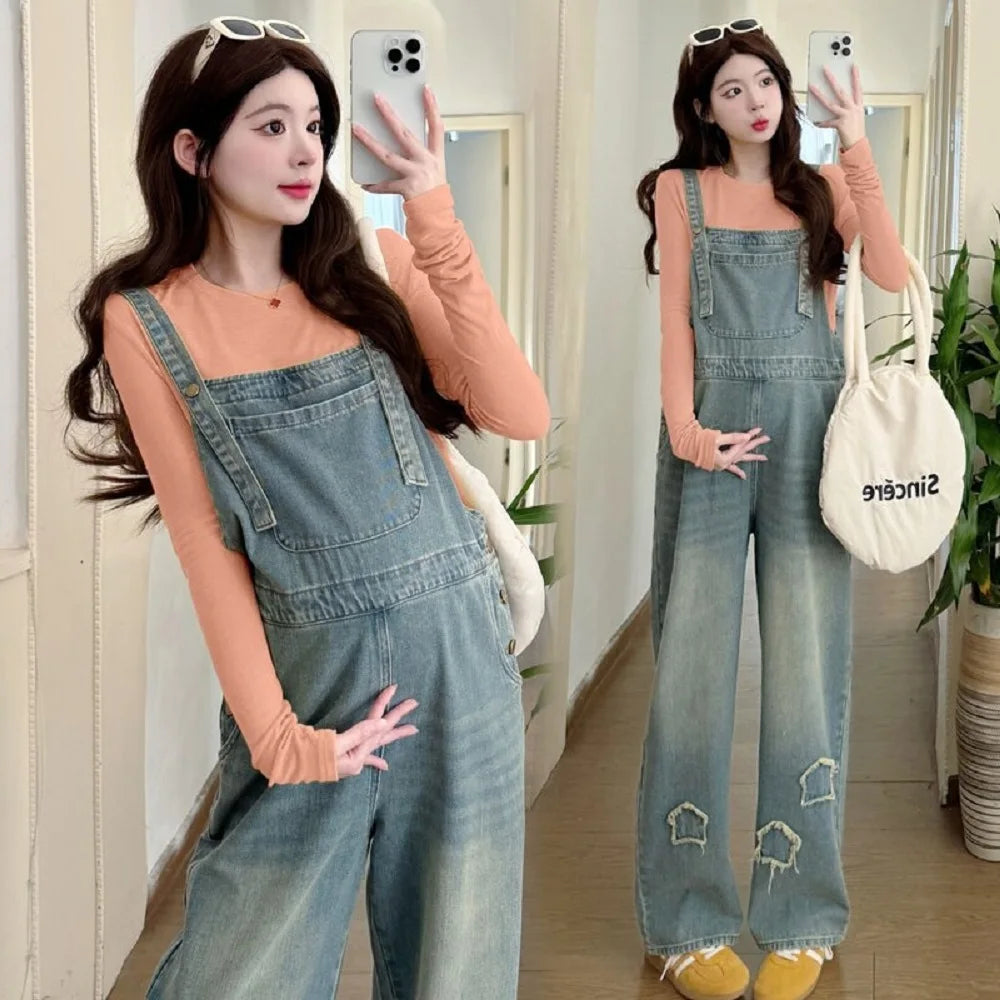 Salopette Di Jeans Premaman