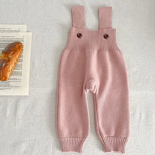 Salopette A Maglia Per Neonato