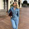 Outfit Salopette Jeans Inverno