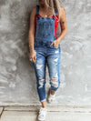 Salopette Jeans Strappati