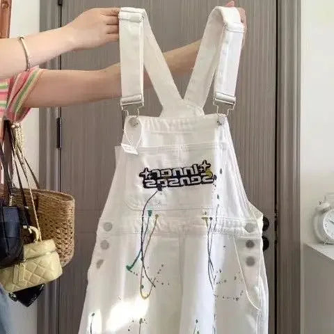 Salopette Bianca Jeans