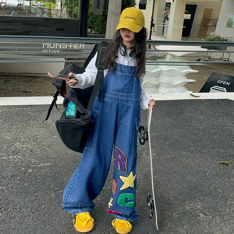 Salopette Jeans Minigonna