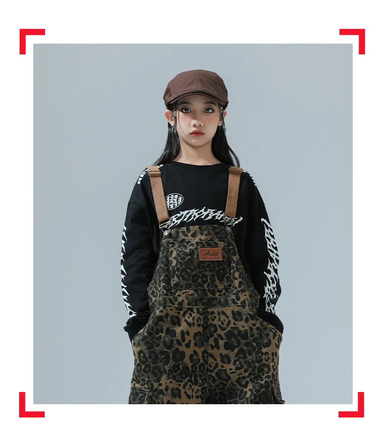 Salopette Ragazzo Leopard