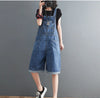 Salopette Corte Jeans