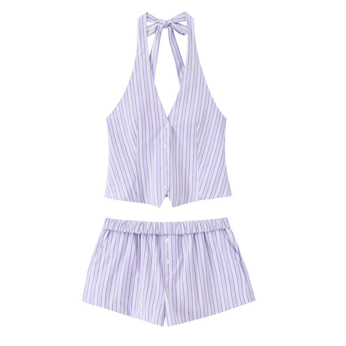 Salopette A Righe Donna