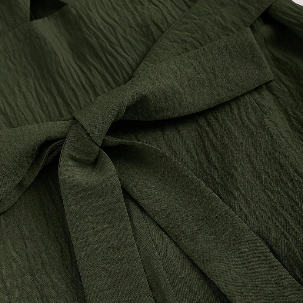 Salopette Tessuto Verde