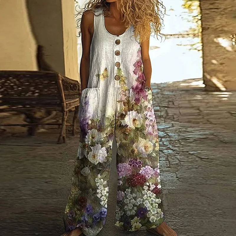 Salopette Di Lino Donna