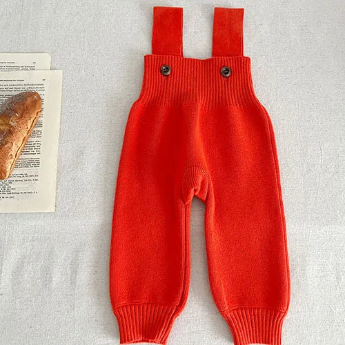 Salopette A Maglia Per Neonato