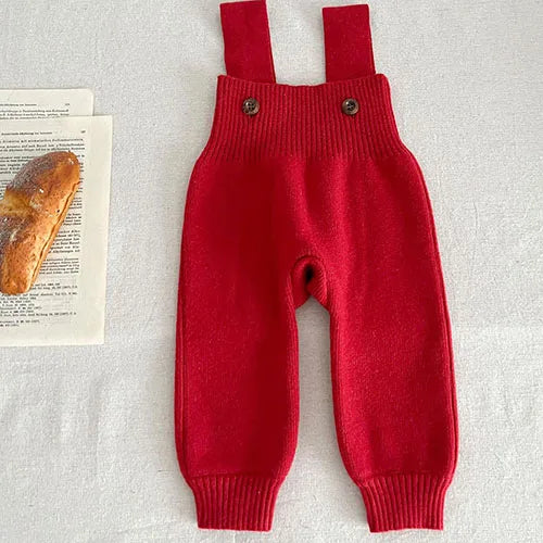 Salopette A Maglia Per Neonato