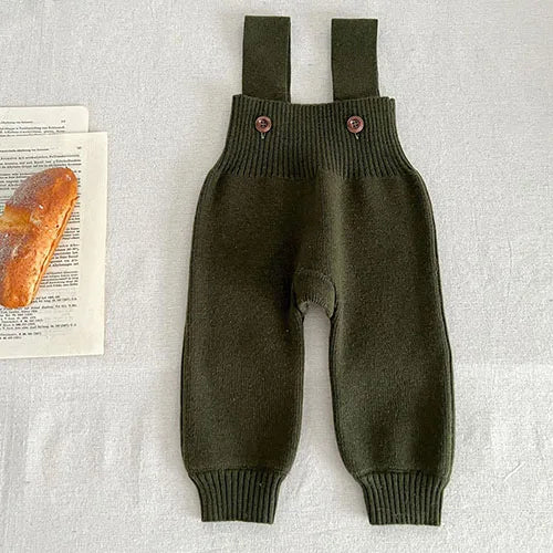 Salopette A Maglia Per Neonato