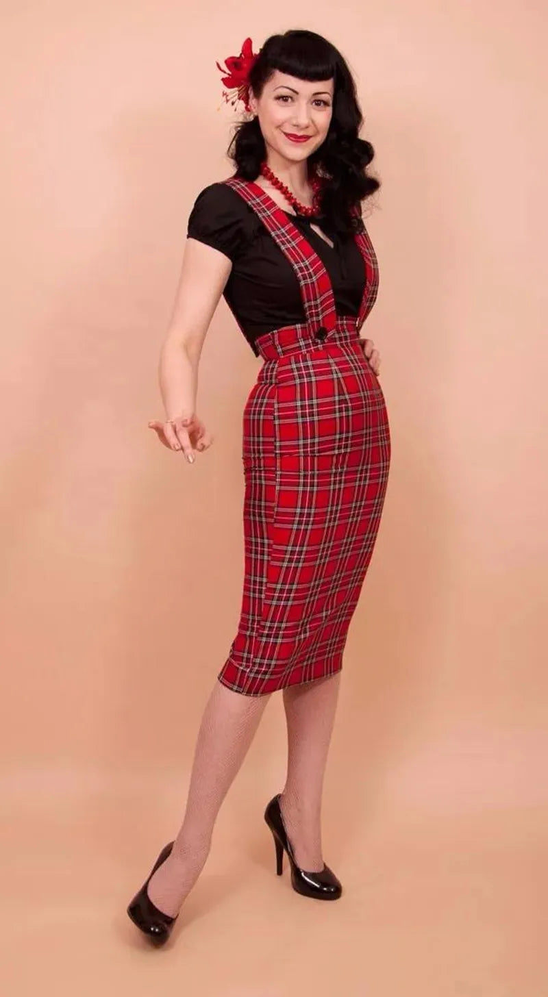 Salopette Tartan