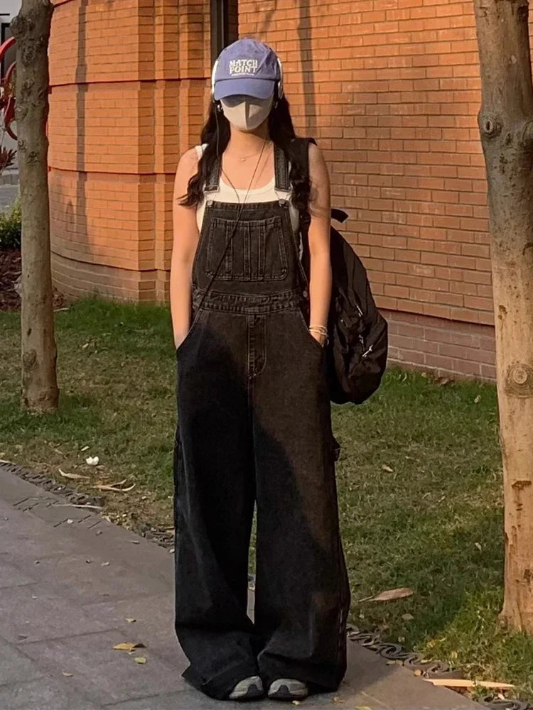 Salopette Nera Donna