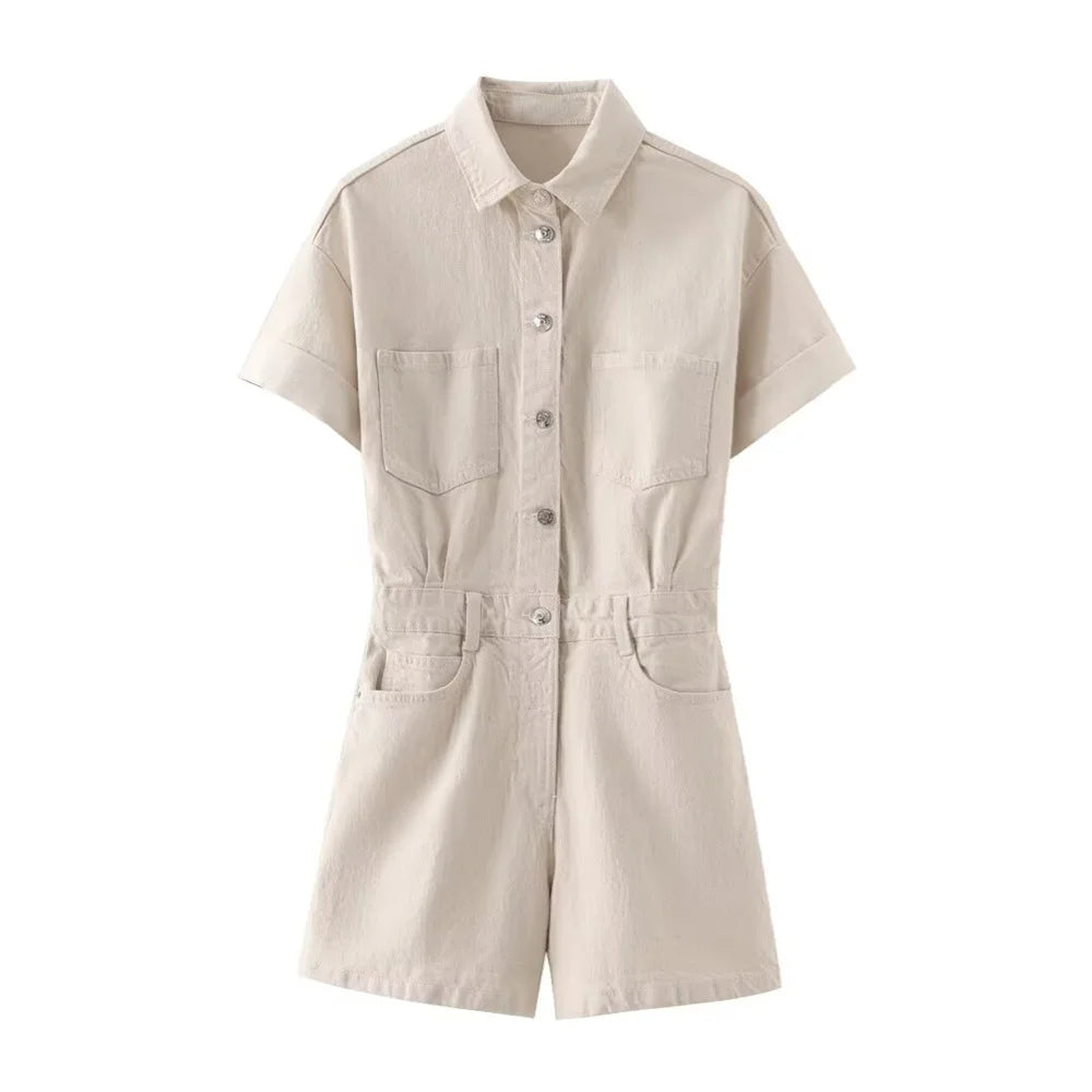 Salopette Jeans Corta Gonna