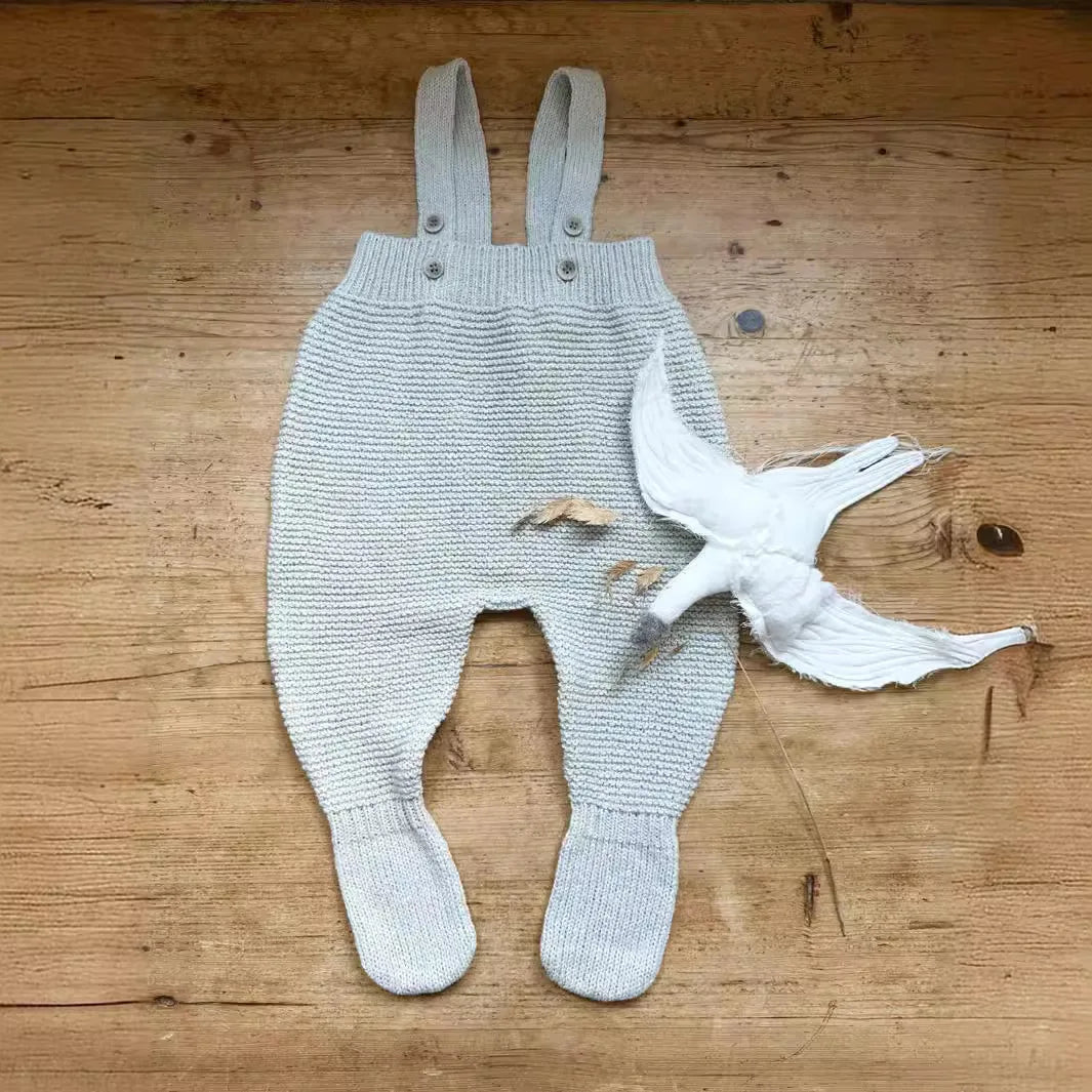 Salopette Neonata Uncinetto