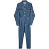 Salopette Jeans Donna Manica Lunga