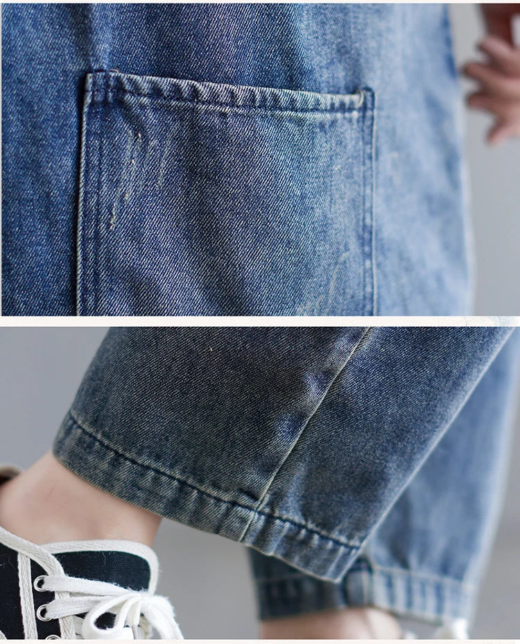 Salopette Jeans Oversize