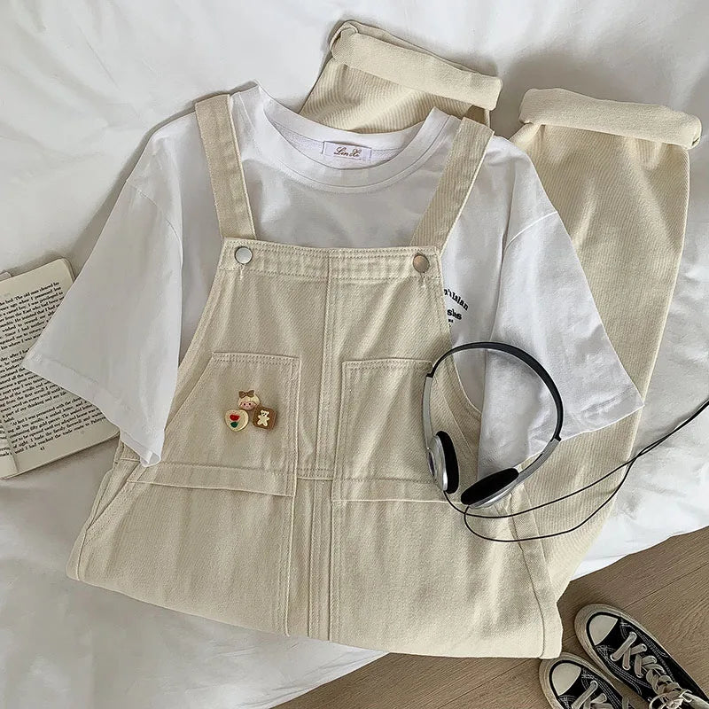 Salopette Beige
