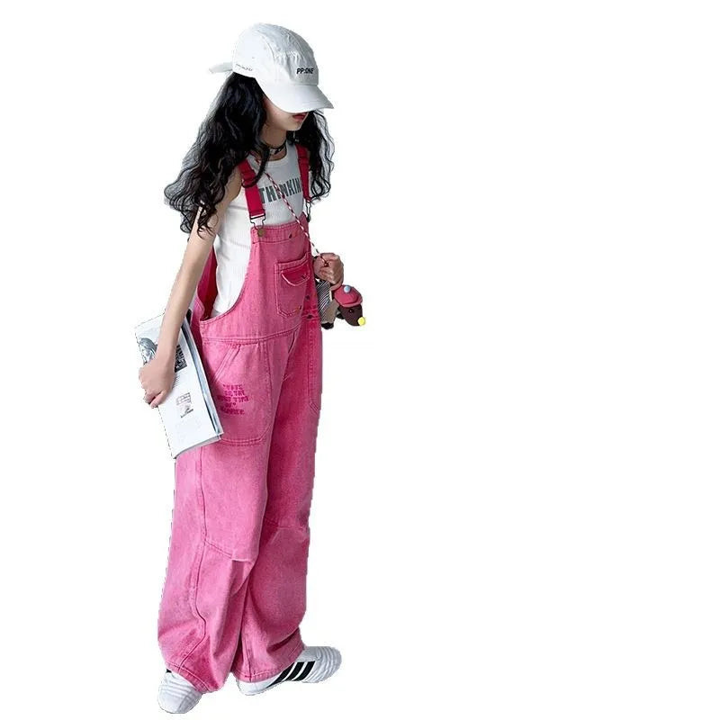 Salopette Rosa Bambina