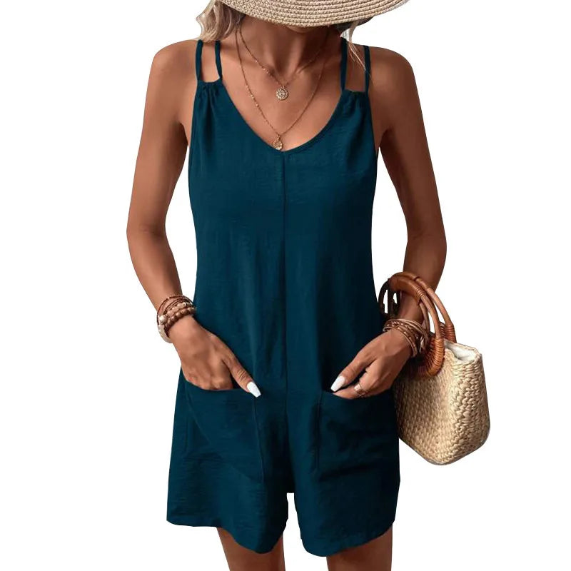 Salopette Con Maglia Sotto