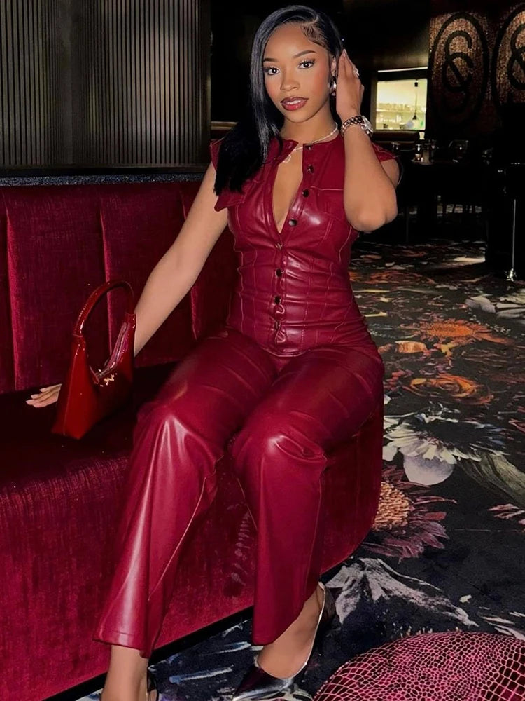 Salopette Pelle Donna