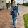 Outfit Salopette Jeans Inverno