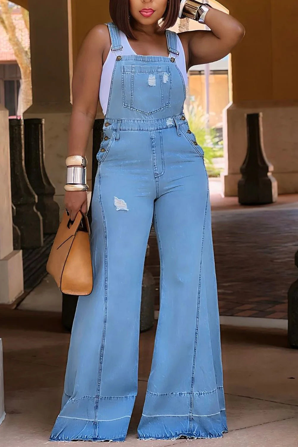 Salopette Jeans Plus Size