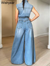 Salopette Jeans Baggy