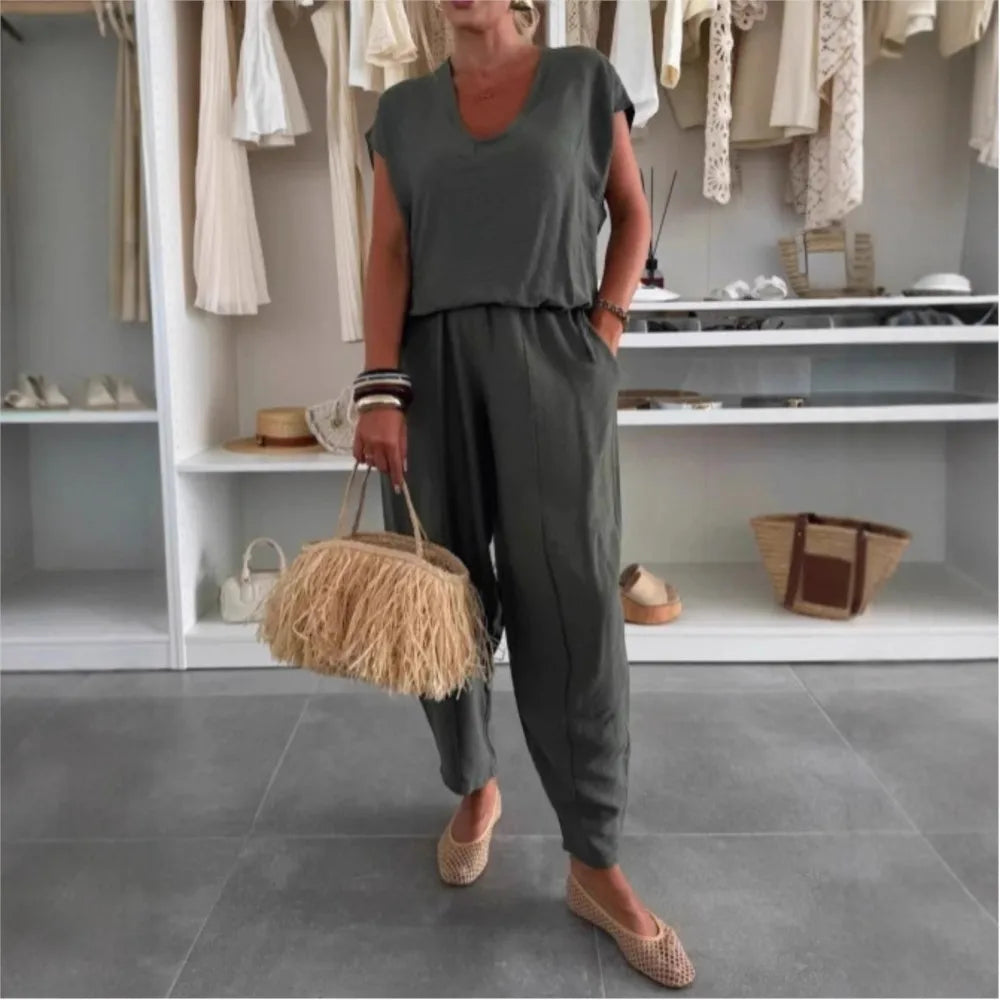 Salopette Donna Tessuto