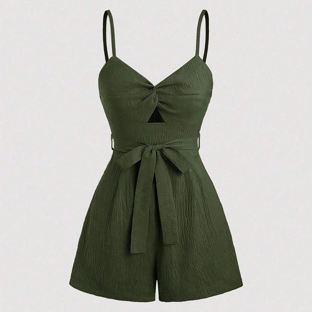 Salopette Tessuto Verde