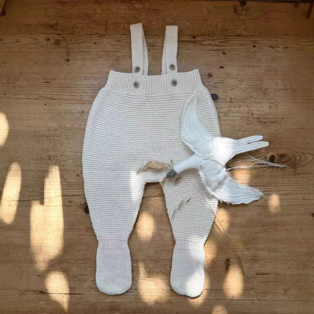 Salopette Neonata Uncinetto