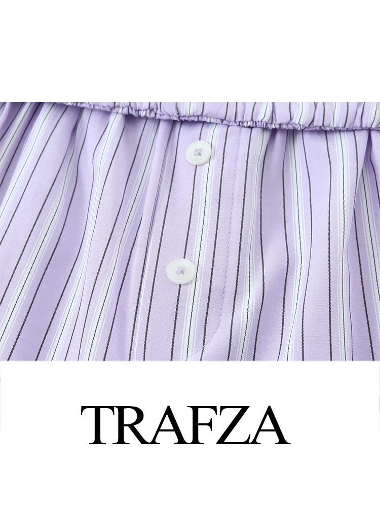 Salopette A Righe Donna