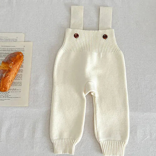 Salopette A Maglia Per Neonato