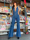Salopette Jeans Elasticizzata