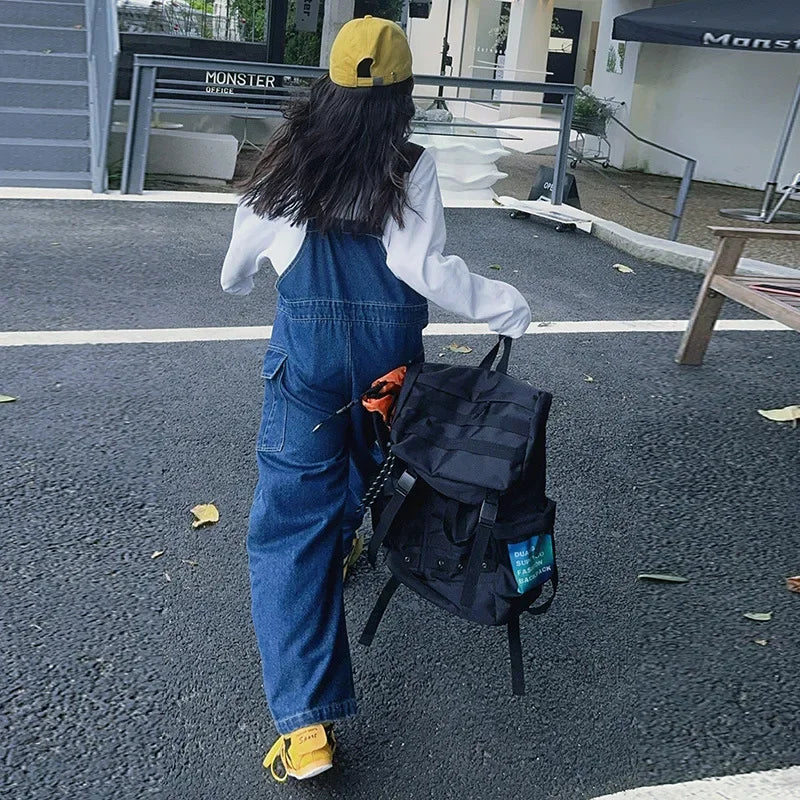 Salopette Jeans Minigonna