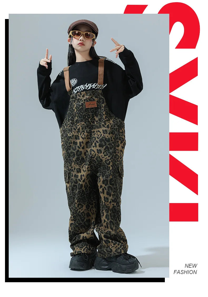 Salopette Ragazzo Leopard
