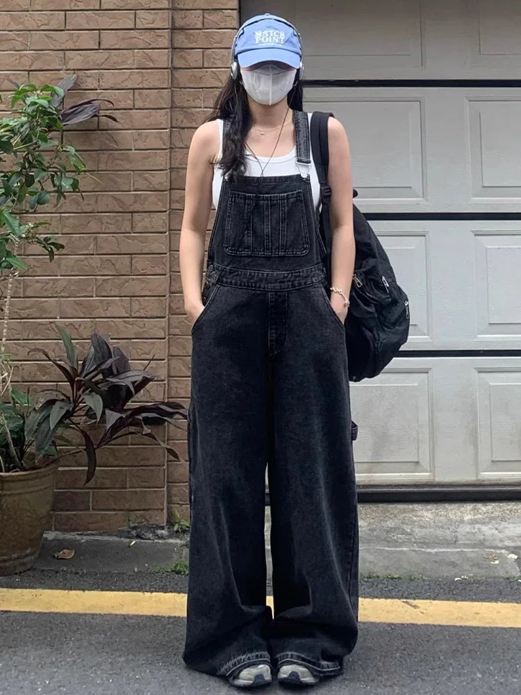 Salopette Nera Donna