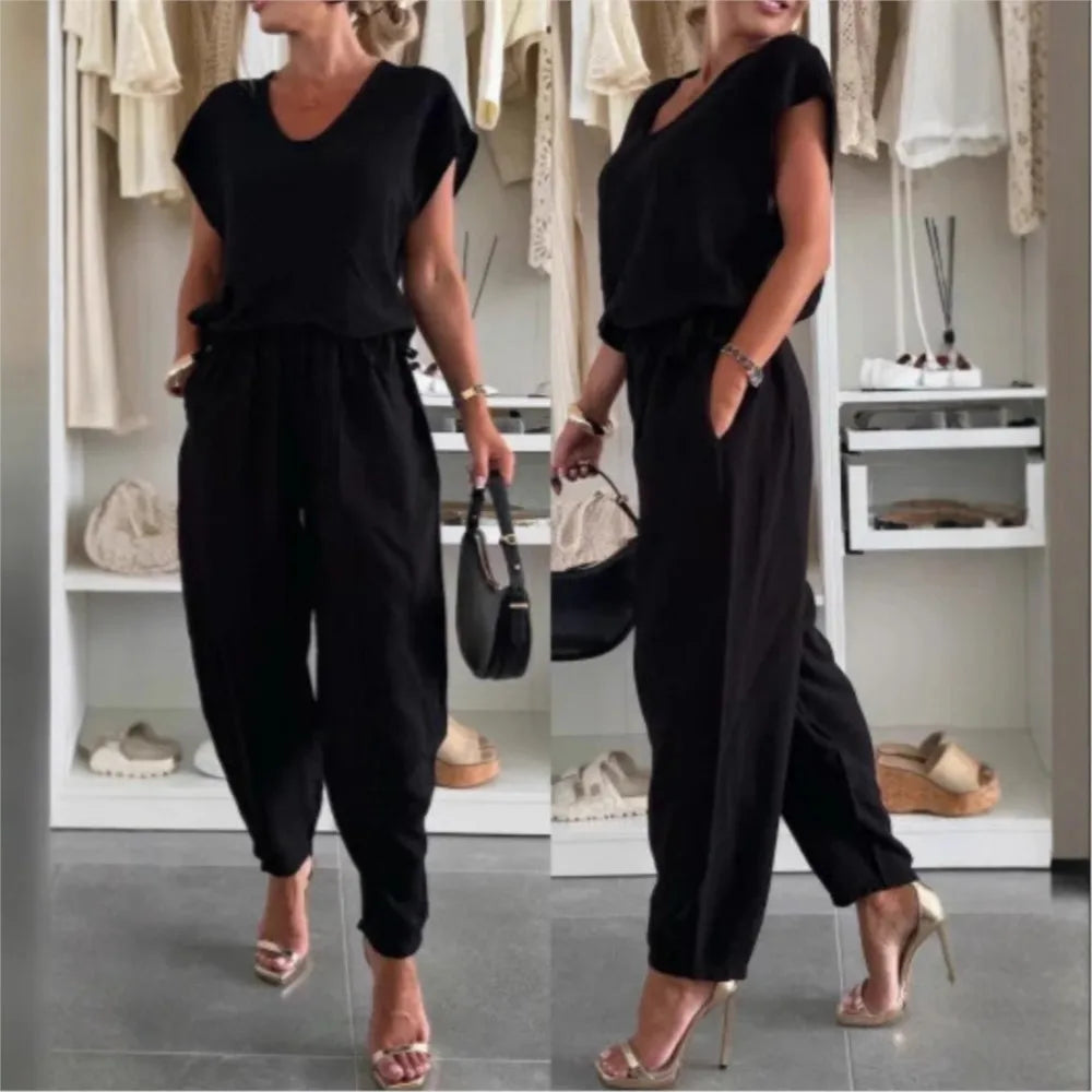 Salopette Donna Tessuto