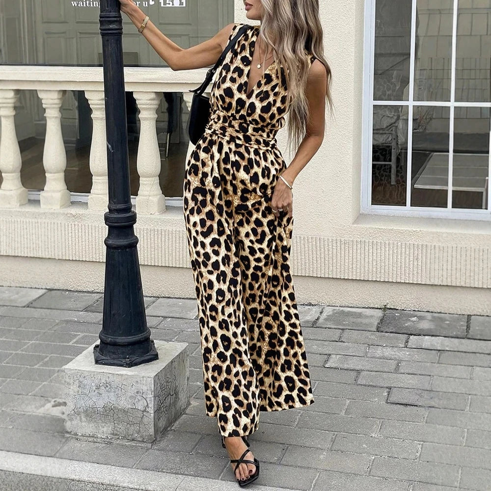 Salopette Leopardata Donna